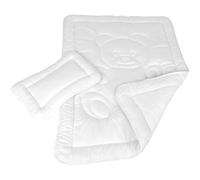 Set di biancheria da letto per bambini, 100 x 135 cm, 40 x 60 cm, culla per bambini, lavabile a 95 °C, Öko-Tex - adatto alla polvere di casa e alle persone allergiche