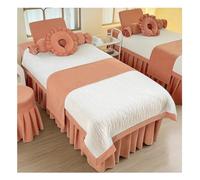 Set Di Biancheria Da Letto per Salone Di Bellezza, 3 Pezzi, Set Di Biancheria Da Letto per Salone Di Bellezza, per Fumigazione, Massaggio, Spa(Multi-colored/A,190x70x55 cm)