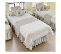 Set Di Biancheria Da Letto per Salone Di Bellezza, 3 Pezzi, Set Di Biancheria Da Letto per Salone Di Bellezza, per Fumigazione, Massaggio, Spa(Multi-colored/F,185x70x55 cm)