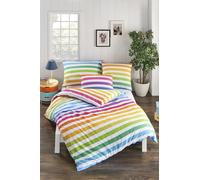 Set Di Biancheria Da Letto Rinforzato 2 Pezzi Rainbow 135 X 200 Cm 80 X 80 Cm