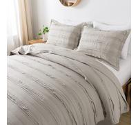 Set di biancheria da letto trapunta di honeilife regina - 3 pezzi Set di trapunte in microfibra lavata Letti leggeri Copertina Ultra morbida Copertin