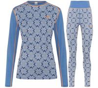 Set di biancheria intima da sci Kari Traa Iselin, donna, blu