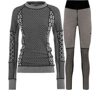 Set di biancheria intima da sci Kari Traa Smekker, donna, nero