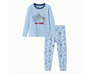 Set di biancheria intima per ragazzi a tema Tom & Jerry, realizzata in tessuto morbido e traspirante in misto lyocell, essenziale per l'uso quotidiano 7Y,8Y,10Y,5Y,14Y,12Y,13Y,16Y,15Y,3-4 anni,18-24MN