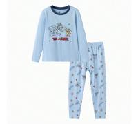 Set di biancheria intima per ragazzi con Tom e Jerry, in morbida miscela di lyocell, traspirante e comoda per uso quotidiano 7Y,8Y,10Y,5Y,14Y,12Y,13Y,16Y,15Y,3-4 anni,18-24MNatale,PianteTessuto in mag