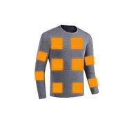 Set di biancheria intima riscaldata, controllo intelligente della temperatura, regolazione a tre velocità, termiche riscaldate tramite USB, per uomini e donne, lavabile sotto i vestiti