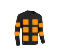 Set di biancheria intima riscaldata, controllo intelligente della temperatura, regolazione a tre velocità, termiche riscaldate tramite USB, per uomini e donne, lavabile sotto i vestiti