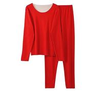 Set di biancheria intima termica da donna, pigiama in tessuto termico