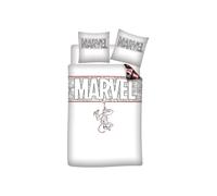 Set di biancheria per letto bambino - Spiderman Marvel - 100% cotone biologico - Lavabile in macchina - Nero