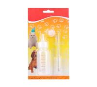 Set di biberon da 50 ml, per cuccioli e gattini, per la mammifera, set di dispenser per acqua per piccoli animali come conigli, scoiattoli e furetti per viaggi, clinica e uso quotidiano