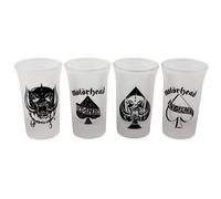 Set di bicchieri da shot Motörhead 4x bicchieri da shot stamper Warpig Lemmy