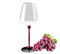 Set di bicchieri da vino - Tazze da vino da 8 pollici, set di calici da whisky portatili, bicchieri da vin decorativi | Calici ergonomici rotanti a prova di perdite, organizer per vetreria in