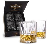 Set di bicchieri da whisky 4 bicchieri da whisky x 310ml Regalo uomo Casa