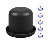 Set di bicchieri di dadi per adulti, set di bicchieri di dadi per adulti, tazza di dadi divertente, bicchiere agitatore di dadi per feste da bar, set di dadi di famiglia, agitatore di dadi con 5 dadi