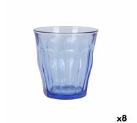 Set di Bicchieri Duralex Picardie Blu Marino 6 Pezzi 310 ml [8 Unità]