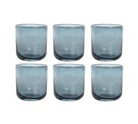 Set di Bicchieri Home ESPRIT Azzurro Cristallo 320 ml [6 Unità]
