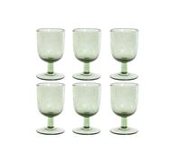 Set di Bicchieri Home ESPRIT Verde Cristallo 300 ml 8 x 8 x 14 cm [6 Unità]
