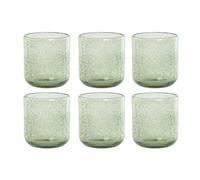 Set di Bicchieri Home ESPRIT Verde Cristallo 320 ml [6 Unità]
