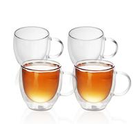 Set di bicchieri termici a doppia parete 100-200ml Bicchiere da tè Bicchiere da