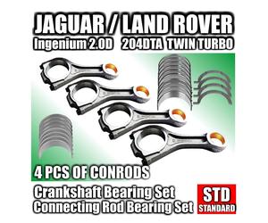 Set Di Bielle E Cuscinetti STD Motore Land Rover Jaguar 2.0D 204DTA Twin Turbo