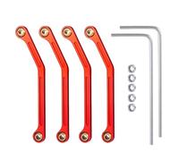 Set di bielle in metallo, tiranteria sterzo for 1/18 RC Crawler Buggy Truck Car for Kyosho MINI-Z 4X4 for Jim-ny 32523(Rood)