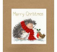 Set di biglietti d'auguri a punto croce Bothy Threads "Desideri di Natale", 10x1