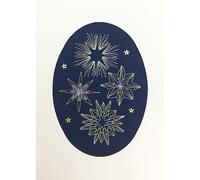 Set di biglietti d'auguri Bothy Threads a punto croce "Radiant stars", 8x11cm, x