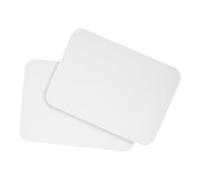 Set di biglietti in formato DIN A6, per fai da te e fai da te, a scelta, con angoli arrotondati o contorno vintage, 300 g/m², carta kraft per erba (bianco opaco, rotondo, 400 carte)