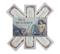 Set di biglietti per tarocchi, istruzioni (lingua italiana non garantita), classico gioco di carte portatile, con 40 carte per principianti, per imparare le cose e i viaggi, idea regalo perfetta