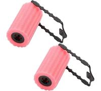 Set di bigodini per capelli a rullo in spugna rosa 12 pezzi, strumenti morbidi per parrucchieri per donne, bastoncini per capelli arricciati fai-da-te adatti per lo styling e il volume, che è durevole