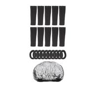 Set di bigodini per capelli con bordi elastici invisibili, design confortevole, per uso immediato e custodia da viaggio