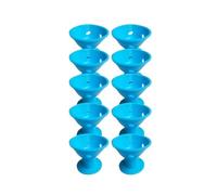 Set di bigodini senza calore: 10 pezzi inclusi morbidi grandi e piccoli durante la notte(10Pcs Blue(10L))