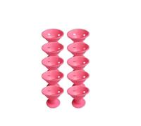 Set di bigodini senza calore: 10 pezzi inclusi morbidi grandi e piccoli durante la notte(10Pcs Pink(10S))