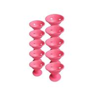 Set di bigodini senza calore: 10 pezzi inclusi morbidi grandi e piccoli durante la notte(10Pcs Pink(5S-5L))