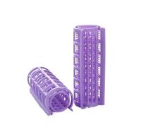 Set di bigodini senza calore in plastica, rulli termici, strumenti for lo styling dei riccioli 14/8/12/10/6 pezzi(12Pcs 2CM-random)