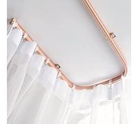 Set di binari flessibili da soffitto per ospedale e camper, sistema di aste divisorie pieghevoli per camera da letto di ragazze e donne, include ganci e supporto L/U per una facile installazione
