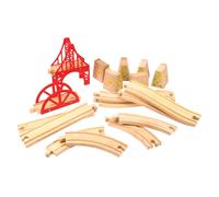 Set di Binari in Legno con Ponte Bigjigs Rail