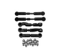 Set di binari in plastica con estremità della testa a sfera in acciaio compatibile con auto da deriva rc in 1/10 adatta a modelli D4 AWD RWD simili a 3racing(Plastic Tie Rod Set)