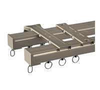 Set di binari per tende curvi e dritti, ad angolo a 90°, per finestra a golfo, facile da installare, divisorio e binario per tenda da doccia, per soggiorno e camera da letto