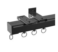 Set di binari per tende curvi e dritti, angolo a 90°, facile da installare, binario pieghevole per finestre a golfo, divisorio, soggiorno, camera da letto, doccia, sistema versatile a binario per