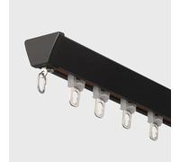 Set Di Binari Per Tende Da Soffitto, Binari Per Tende In Alluminio Per Impieghi Gravosi Da 70-600cm, Binario Divisorio Per Tende Da Soffitto(Black,8.2FT/250CM)