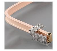 Set di binari per tende da soffitto per doccia/camper/gazebo, binario per tende scorrevole curvo in alluminio, asta divisoria per pareti divisorie per la privacy per ospedale/officina/salone di bellez