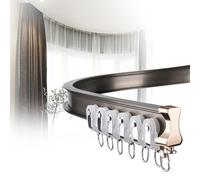 Set di binari per tende in alluminio flessibile per il bagno dell'ufficio domestico e l'ospedale Versatile sistema di binari per soffitto regolabile facile da installare.
