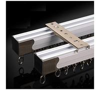Set di binari per tende in alluminio resistente, 1,6 m, silenzioso, per montaggio a soffitto o a parete, soluzione versatile per la decorazione di casa e ufficio