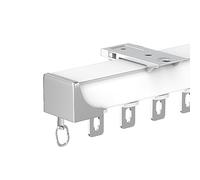 Set di binari per Tende Resistenti - Asta Scorrevole in Lega di Alluminio per Montaggio a soffitto/Parete da 1,4 m per divisorio di Ambienti, Perfetto per Appartamenti, aule e ospedali, Colo