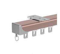 Set di binari per Tende Resistenti da 1,4 m - Asta Scorrevole per Montaggio a soffitto/Parete, Binario divisorio in Lega di Alluminio Ispessito per Appartamenti, aule, ospedali - Colore: sin