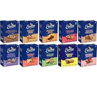 Set di Biscotti d’Avena Elovena (confezione da 10) Totale - 3 kg / 106 oz - Scegli 10 confezioni tra 10 gusti nella Scatola Söpösöpö SOPOSOPO