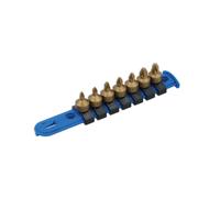 Set Di Bit A Bussola Pozi Drive A Basso Profilo Laser 1/4"D 7 Pezzi 8665