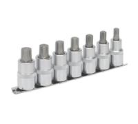 Set Di Bit A Incastro Ribe 7 Pezzi 1/2" Sq Drive 55mm - Sealey AK6234 Nuovo