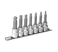 Set Di Bit A Esagono A Sfera Sealey 7 Pezzi Metrici 3/8" Sq Drive 62mm AK621